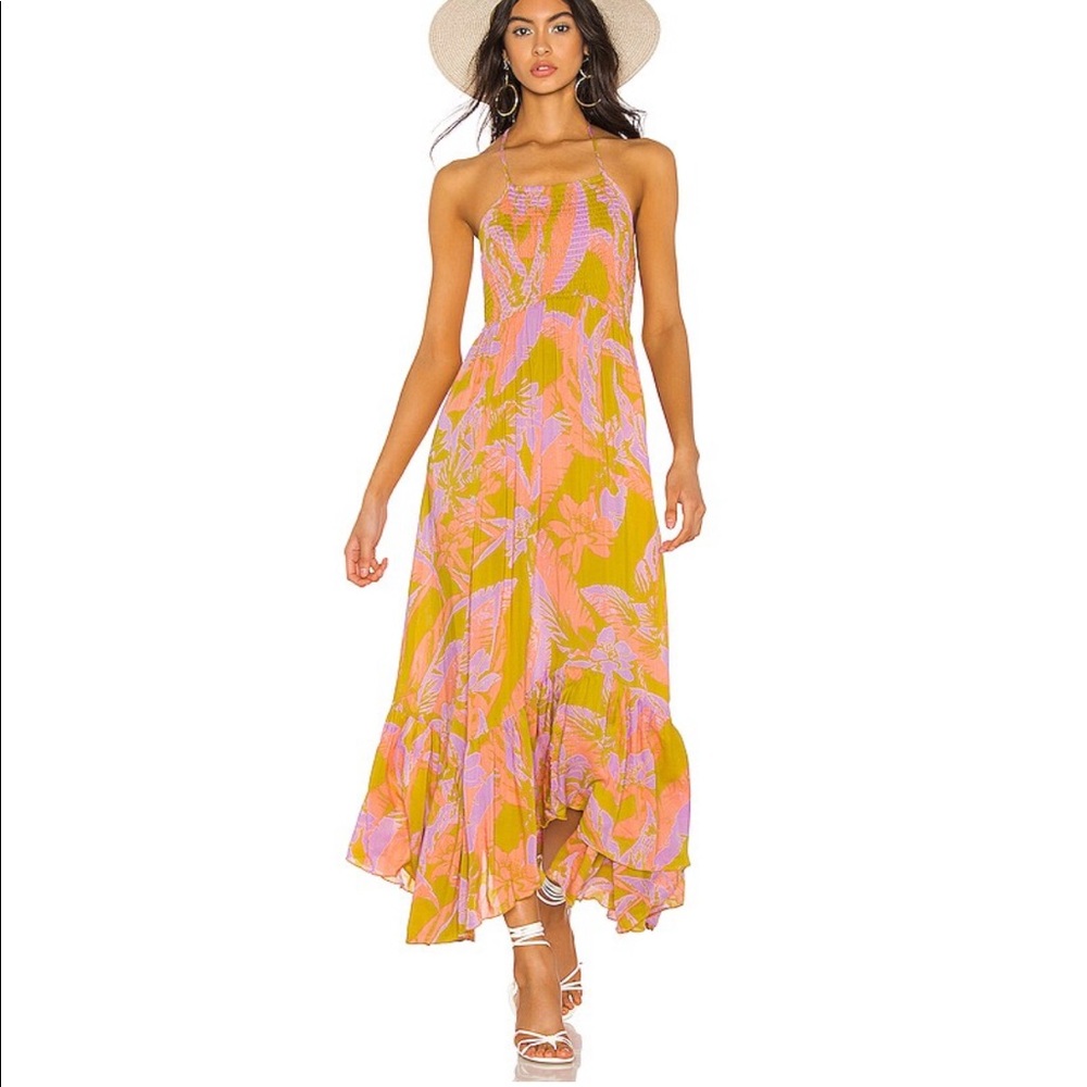 Free People Heat Wave Maxi Dress (Small)